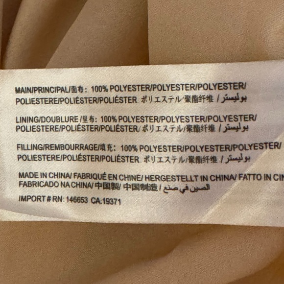 THE FIFTH LABEL Designer Beige Puffer Jacket Women’s Sz S Coat Trendy Fit - Picture 14 of 16